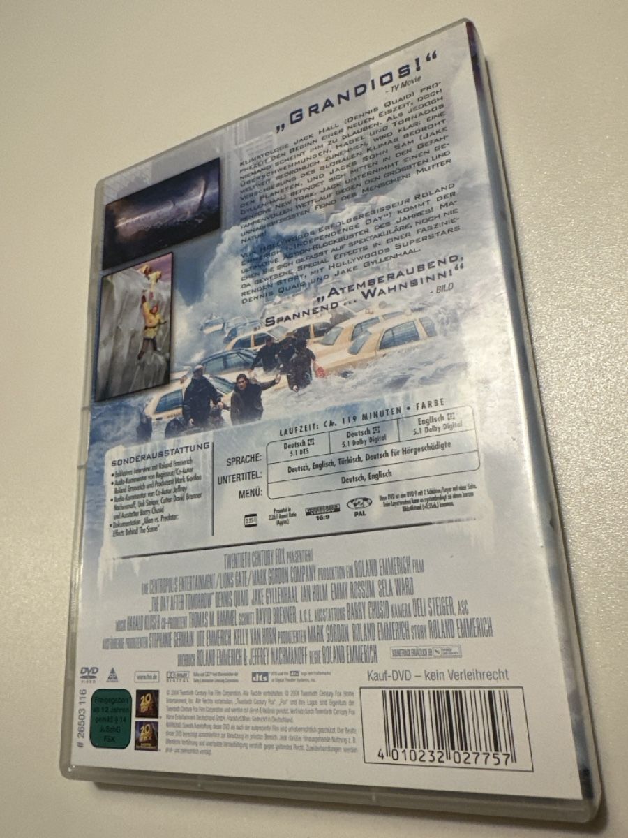 Tutti i DVDs: DVD "The Day after tomorrow" – Usato da St. Gallen venduto da Ellly 1
