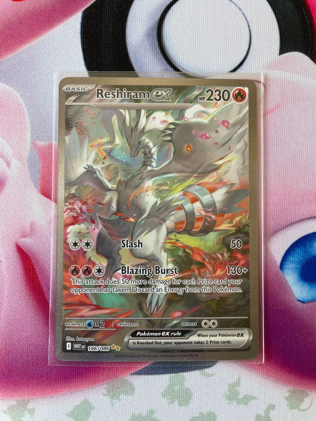 Pokémon Sammelbilder & Trading cards: Reshiram 166/086 - White Flare - EN – Neu (gemäss Beschreibung) aus Cheyres von TheShurikn