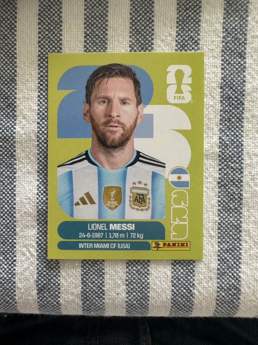 Panini Carte collezionabili: Messi Panini 2026  – Nuovo (secondo la descrizione) da Basel venduto da rcs_692j