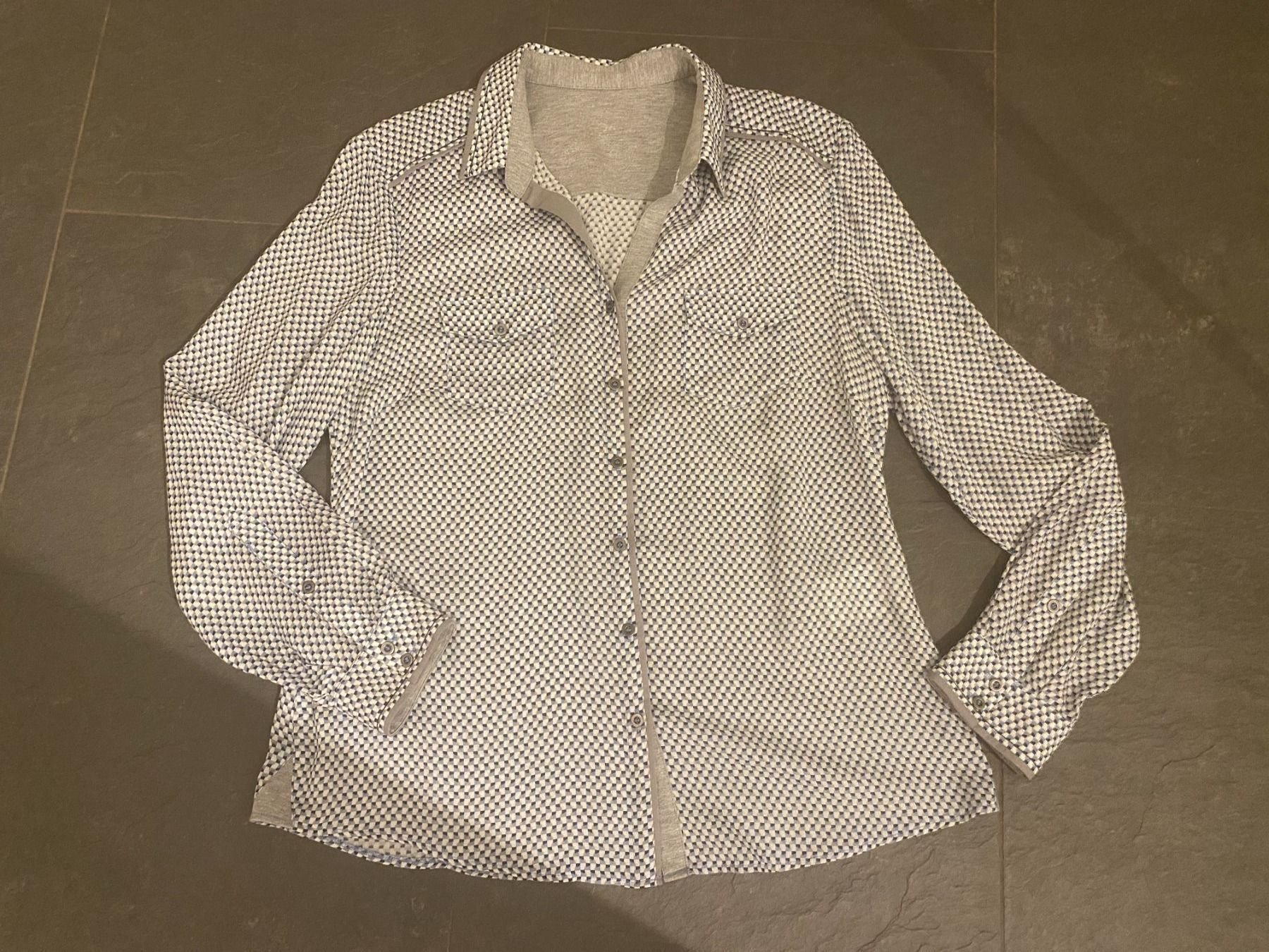 H&M Camicette: BIANCA Bluse gemustert Gr. 40 – Usato da Bonstetten venduto da MJ45
