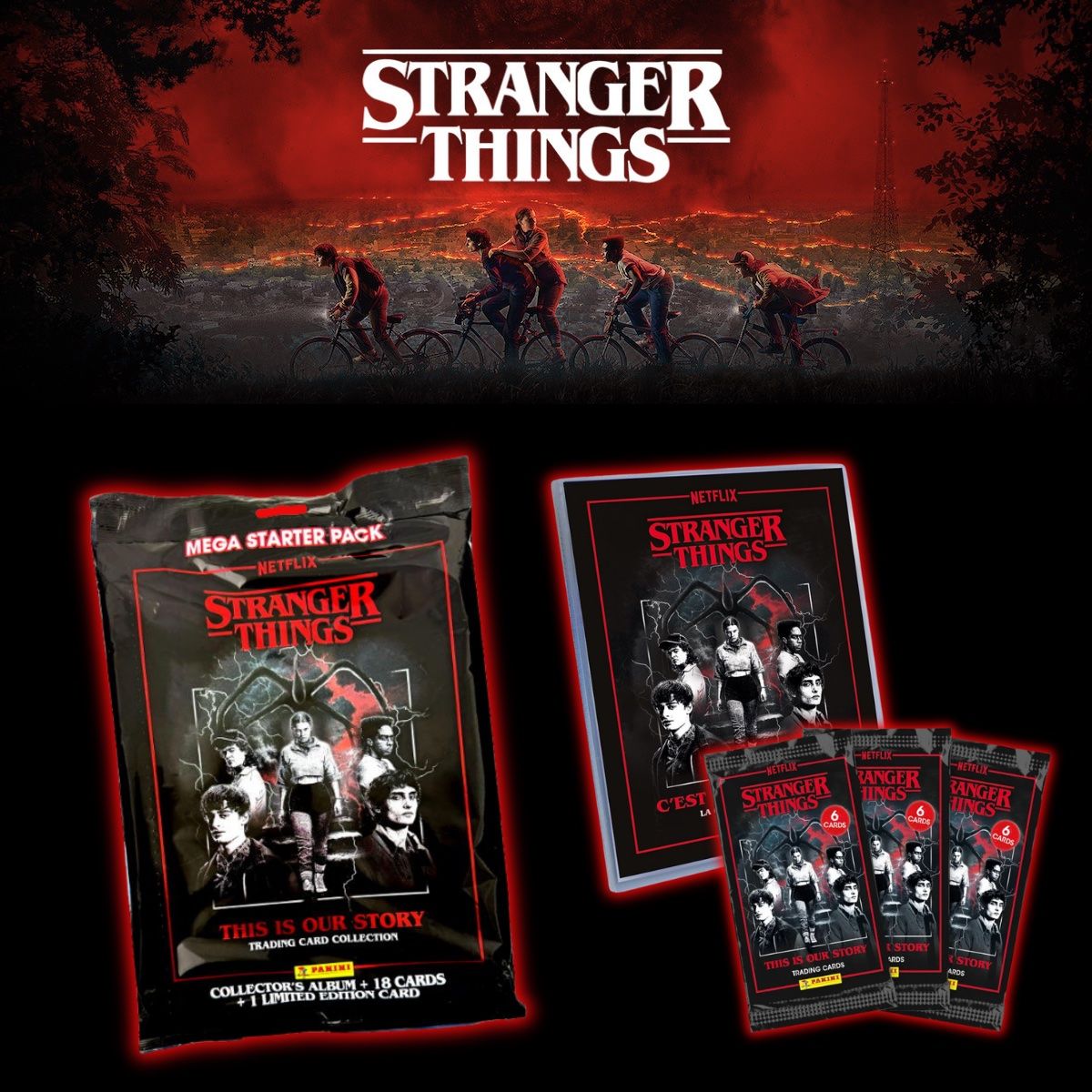 Panini Carte collezionabili: Panini Stranger Things - Mega Starter Pack – Usato da St-Légier-Chiésaz venduto da GemMintCH