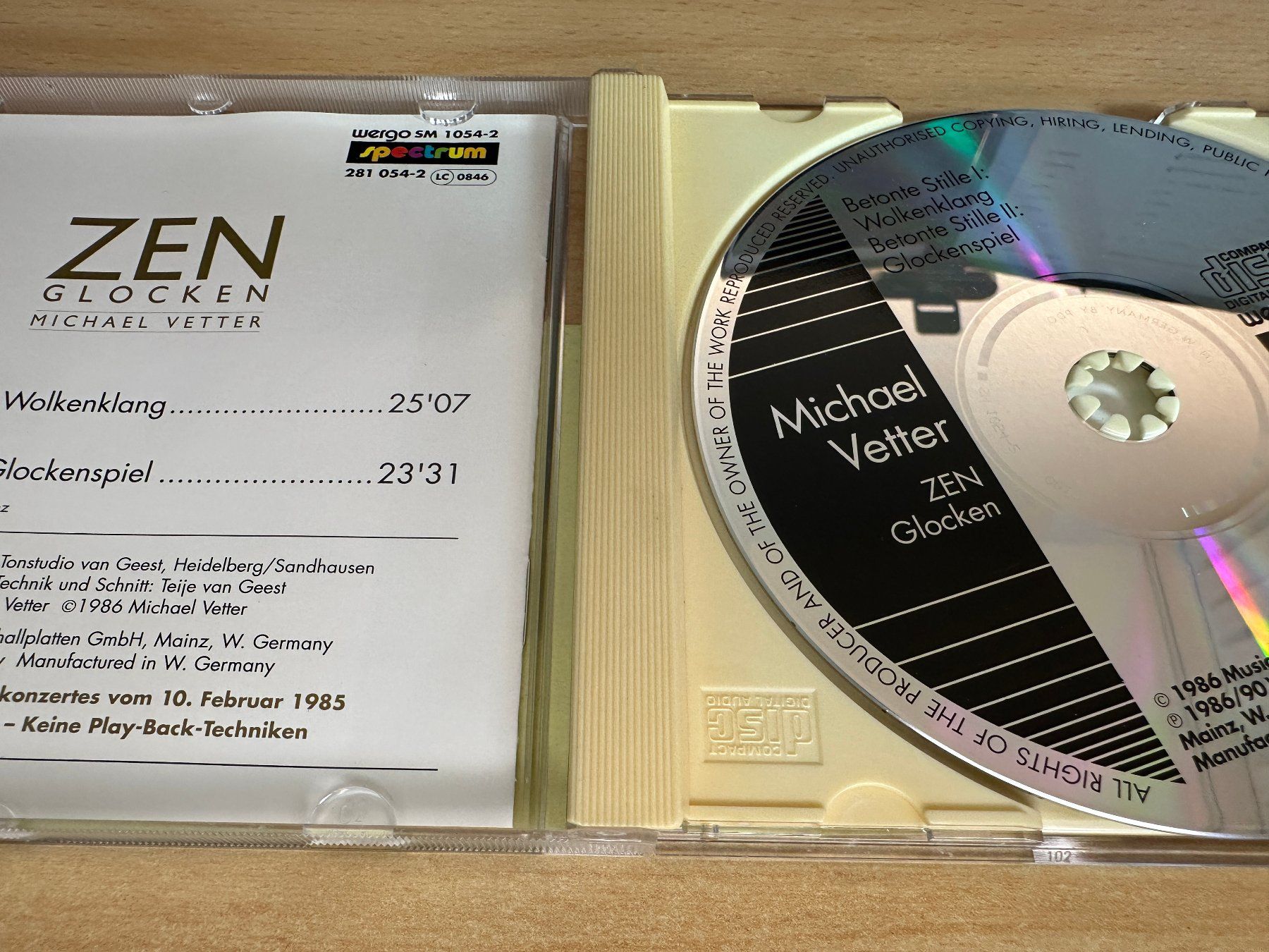 CD: Michael Vetter – Zen Glocken – Usato da Rikon im Tösstal venduto da Alpenmutz 2