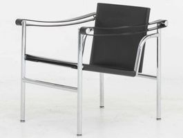 Le Corbusier LC1 Sessel von Cassina in Schwarz