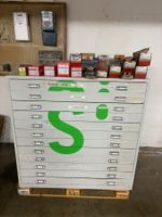 Grosser Werkstatt-Schubladenschrank inkl. Schrauben, Muttern