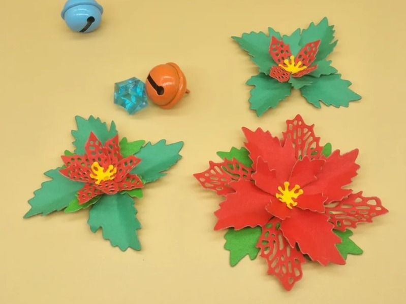 Stanzschablone Nr.227,Blume,Weihnachtsstern(Sizzix geeignet) (Neu und  originalverpackt) in Gretzenbach fr CHF 7.5  mit Lieferung auf Ricardo  kaufen