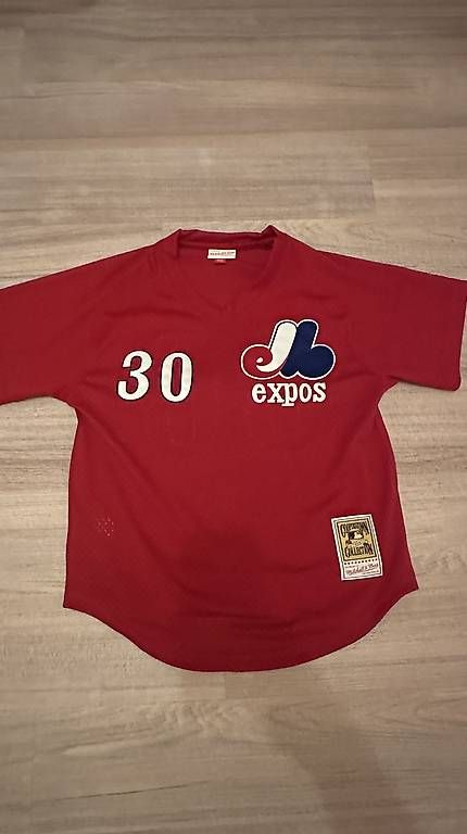 Canottiere & Pantaloni: Maillot de baseball Expos de Montréal Mitchell & Ness – Usato da Vuarrens venduto da ste_22xh 1