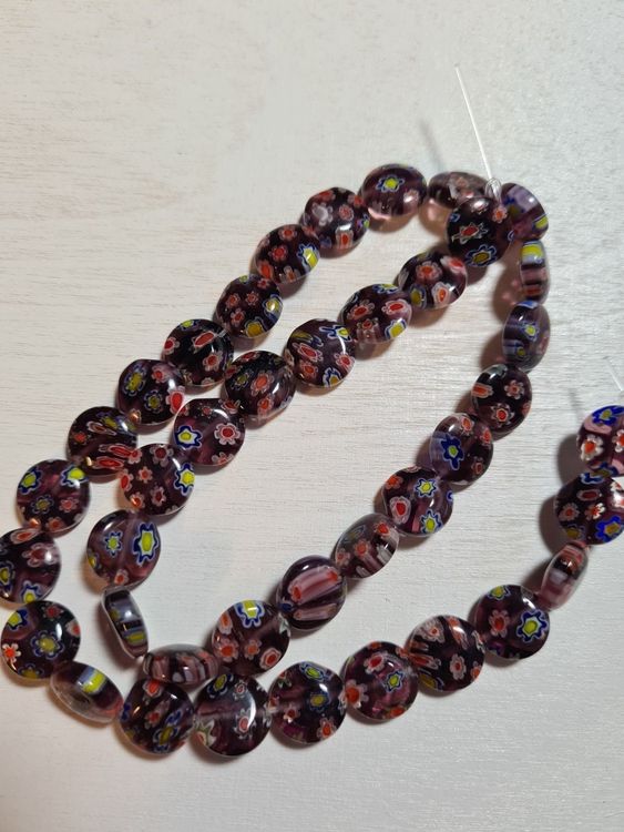 OLYCRAFT 330 stuks veelkleurige bloem glazen kralen, 3,7 ~ 5,6 mm, 1 mm gat, perfect voor sieraden maken