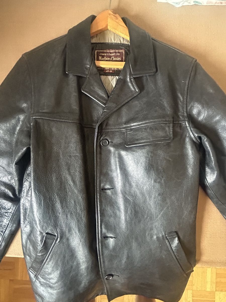 Marlboro Vestes: Veste cuir Marlboro Classic – D'occasion à Neuchâtel par GreenMood 7
