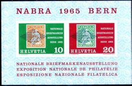 NABRA 1965 BERN BLOCK ** POSTFRISCH ** - BL12