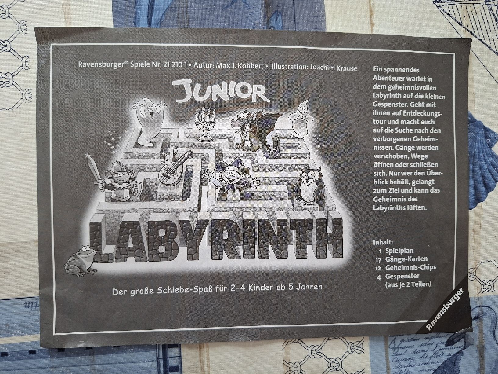 Ravensburger Spiele: Ravensburger Junior Labyrinth – Gebraucht aus Lupfig von tyl_l9tz 1