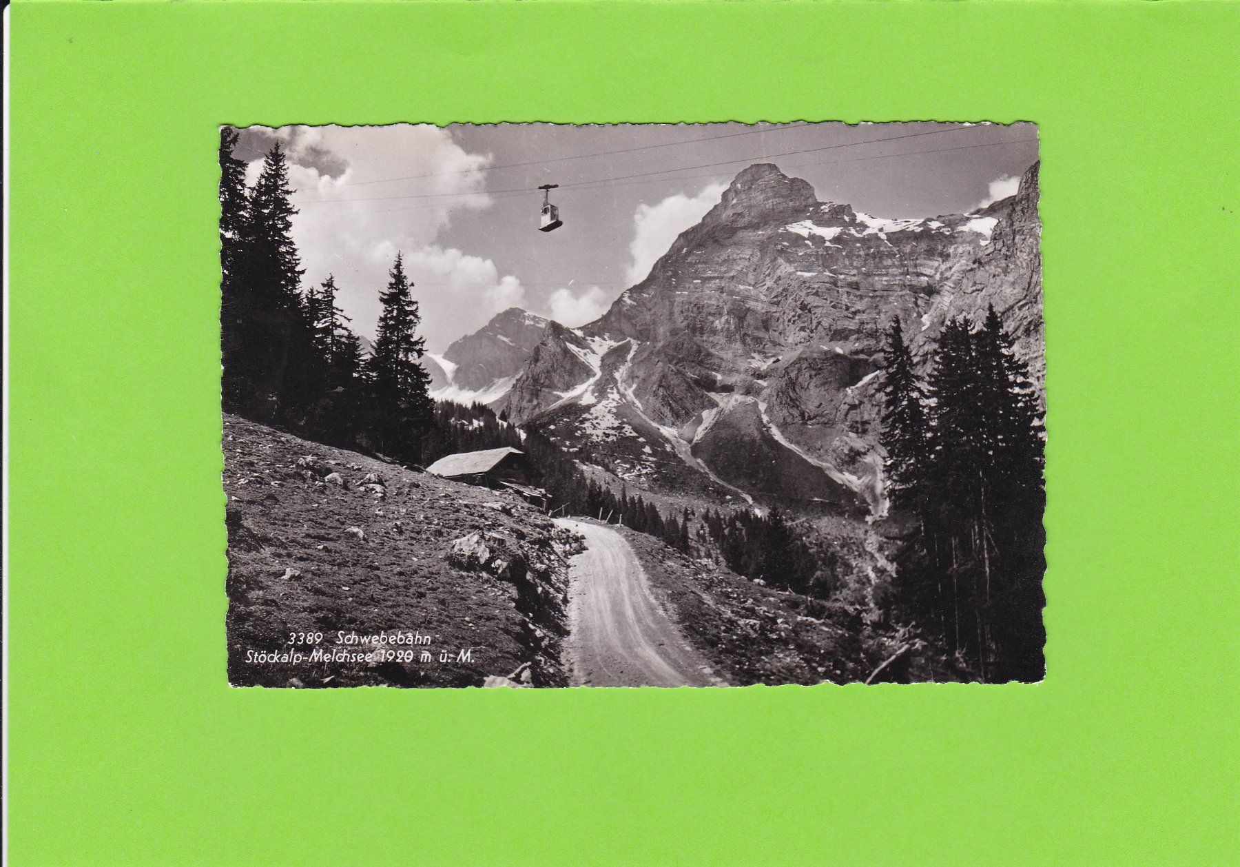 Cartoline postali: Schwebebahn Stöckalp-Melchsee – Usato da St. Peterzell venduto da neckertal