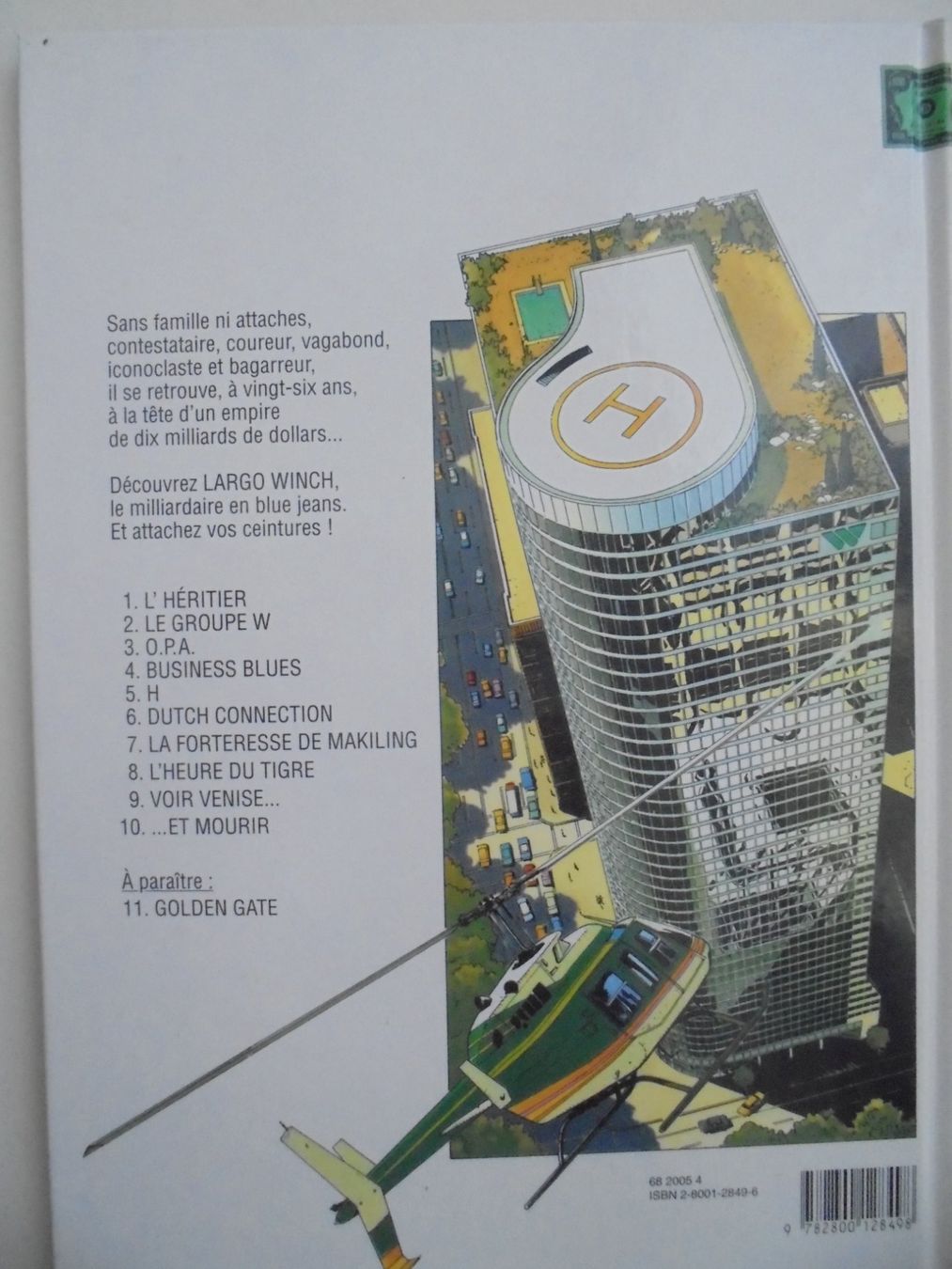 Fumetti: Largo Winch " 10) ... et mourir " E.O 1999, excellent état – Usato da Eclépens venduto da Consuelo 1