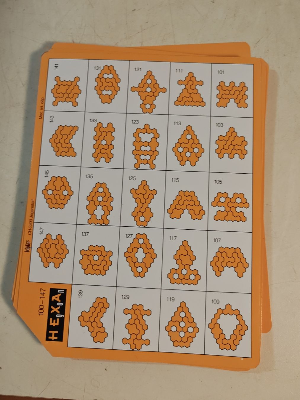 Giochi: Kniffliges Hexan Puzzle - Denkspiel (nov492) – Nuovo e nell'imballaggio originale da Künten venduto da Schnaepplihuus 4
