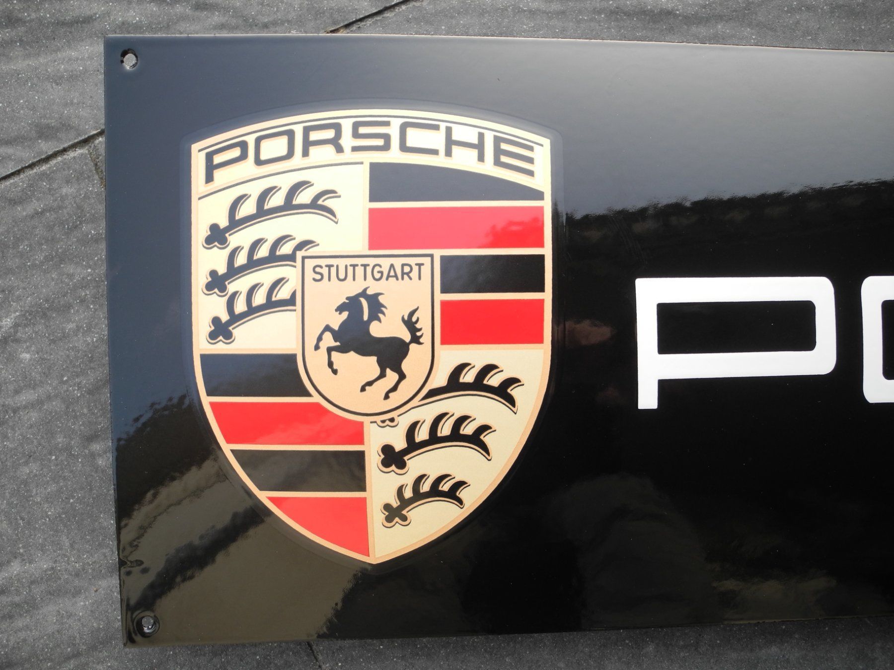Porsche Insegne: XXL PORSCHE EMAILSCHILD – Nuovo (secondo la descrizione) da Reinach AG venduto da Huckleberrysix 2