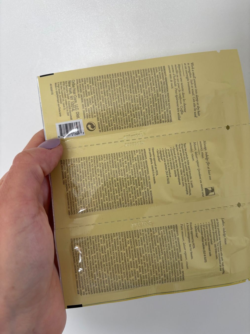 Oribe Prodotti per capelli: ORIBE Hair Alchemy Samples 2Stk. – Nuovo e nell'imballaggio originale da Zürich venduto da deruja 3