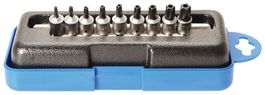 Bit-Einsatz-Satz, (1/4"),  (für Torx Plus) mit Bohrung