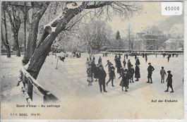Sport d'hiver-Au patinage - Auf der Eisbahn