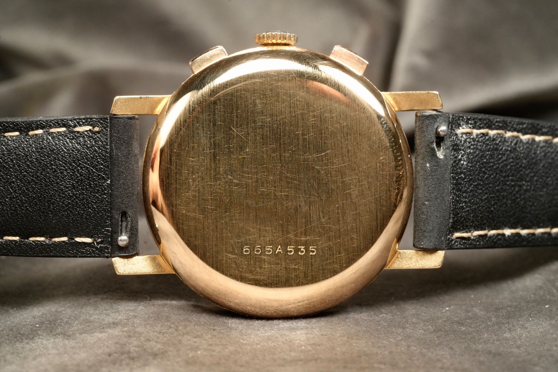 Zenith Orologi: Zenith - Ref. G179 Original 18kt. Gold Vintage Chronograph – Usato da Morcote venduto da chronoservice 6