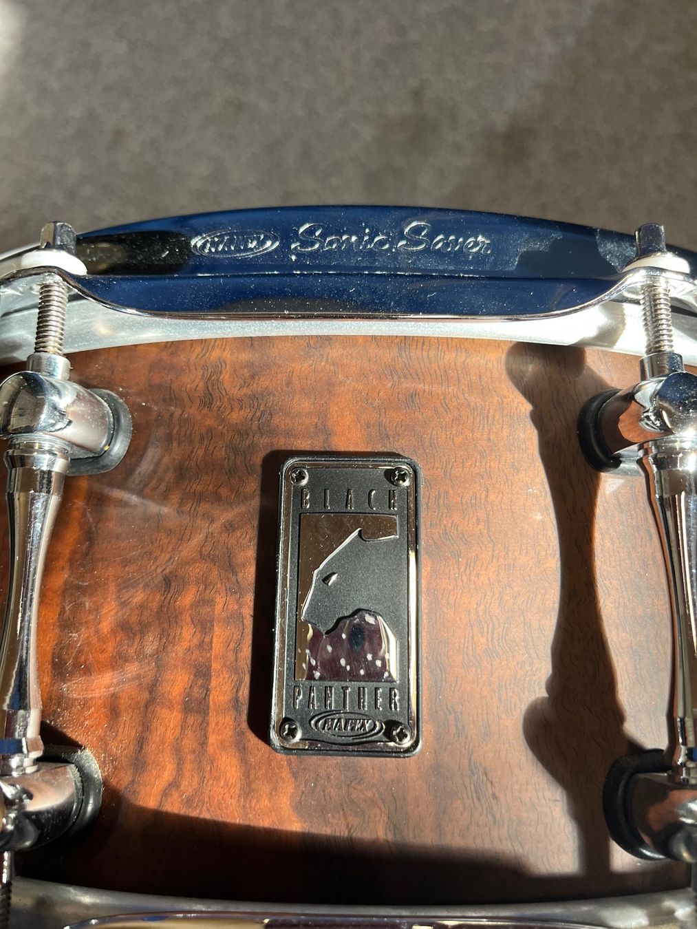 Strumenti musicali: Black Panther Snare 14" Nussbaum – Usato da Pfungen venduto da Herz1960 1