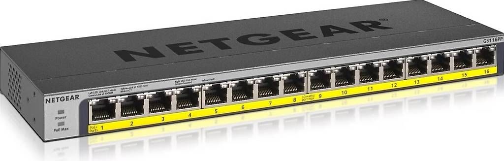 Netgear Hubs & Switches: Netgear Switch - Netgear Gs116pp OVP – Gebraucht aus Rüschlikon von Lvcanio
