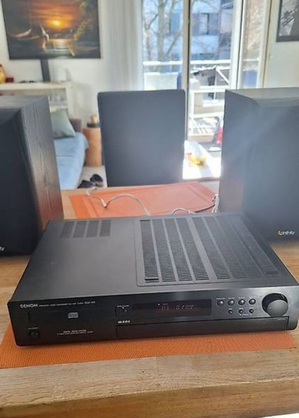 Denon Amplificatori: Denon CD inkl. Verstärker Infintity Boxen – Usato da Burgdorf venduto da Max681