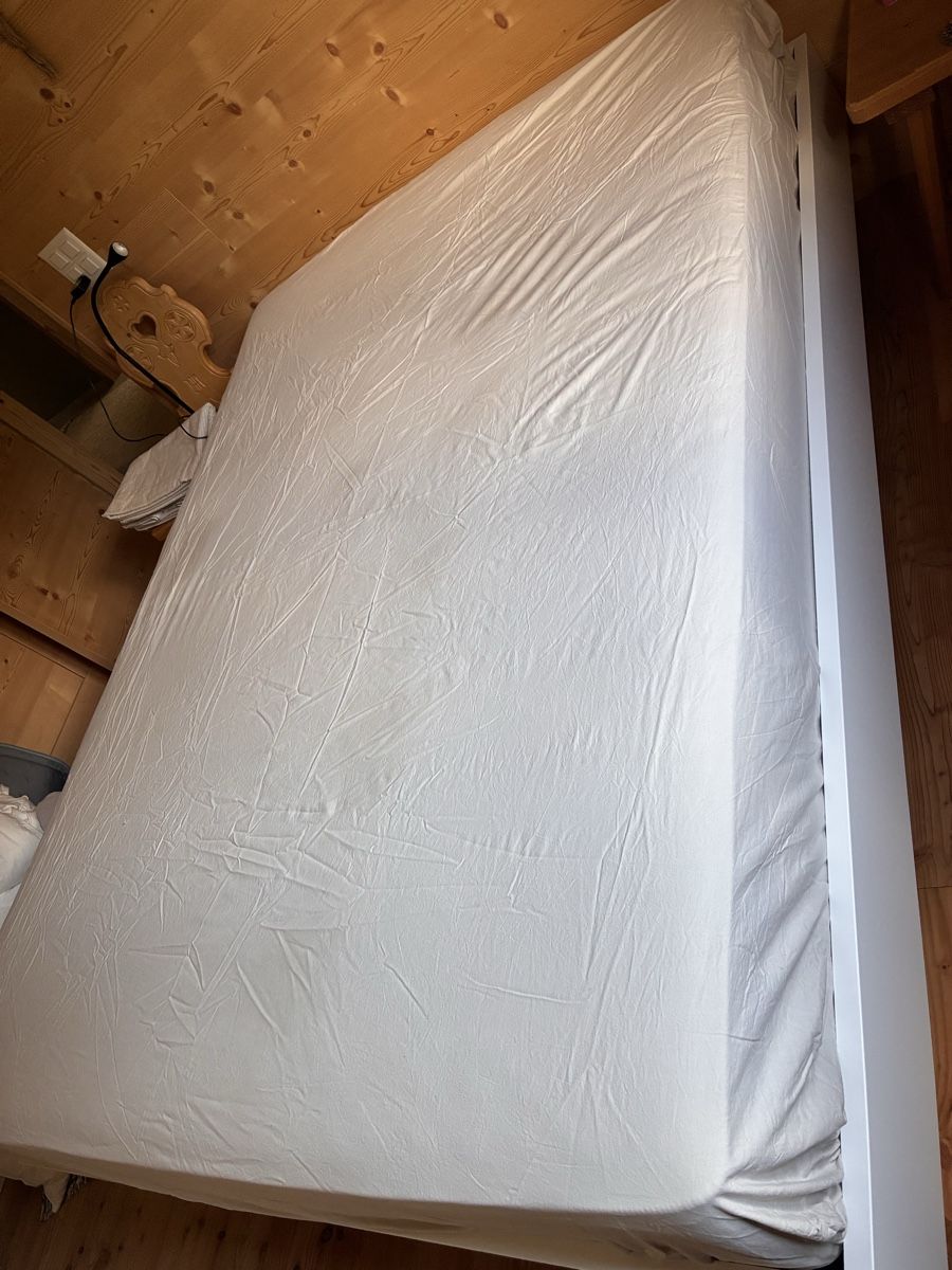 Letti: Engadin - Bettrahmen weiss, 140 x 200 cm – Usato da Triesen venduto da Einstein011 1