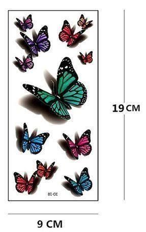 Make-up: Tatouage temporaire Papillon – Neu und originalverpackt aus Gurmels von Swisspod 1