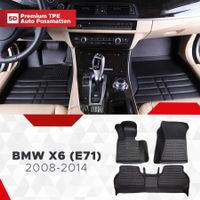 5D Premium Auto Fussmatten für BMW X6  (E71)  2008-2014