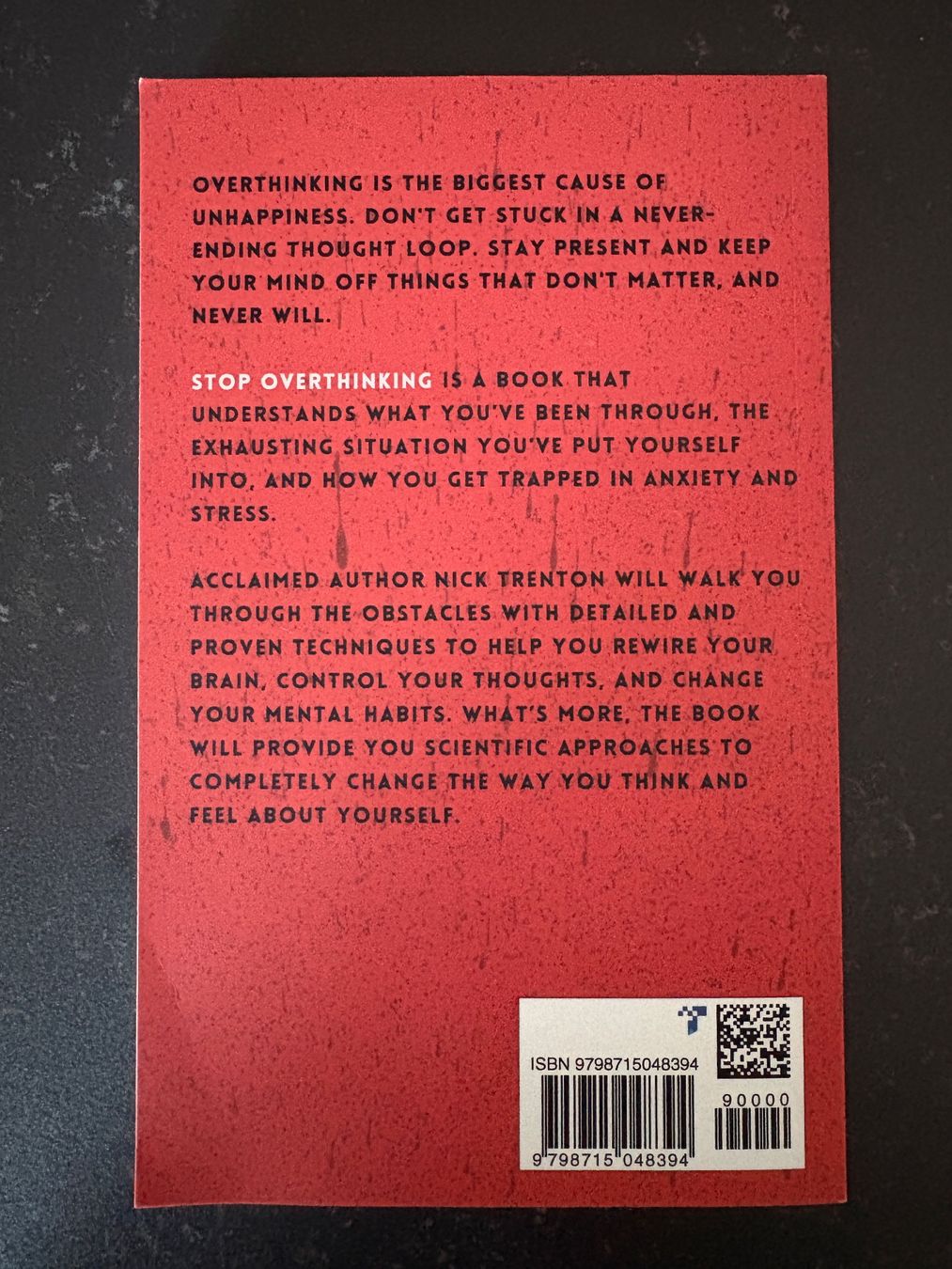 Libri: Stop Overthinking by Nick Trenton (new) – Nuovo e nell'imballaggio originale da Turtmann venduto da stonie_s 1