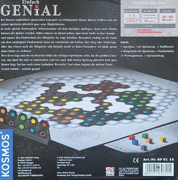 Spiele: Einfach Genial, Brettspiel – Gebraucht aus Lostorf von Takel 2