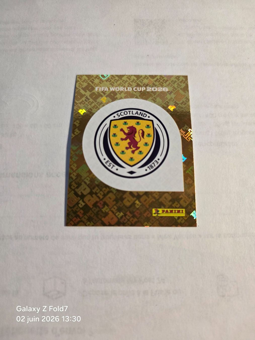 Panini Cartes à collectionner: Panini  2026 SCO 1 – Neuf (Voir description) à Grand-Lancy par Seo67