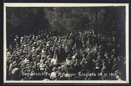 Krieglach, Begräbnis von Peter Rosegger
