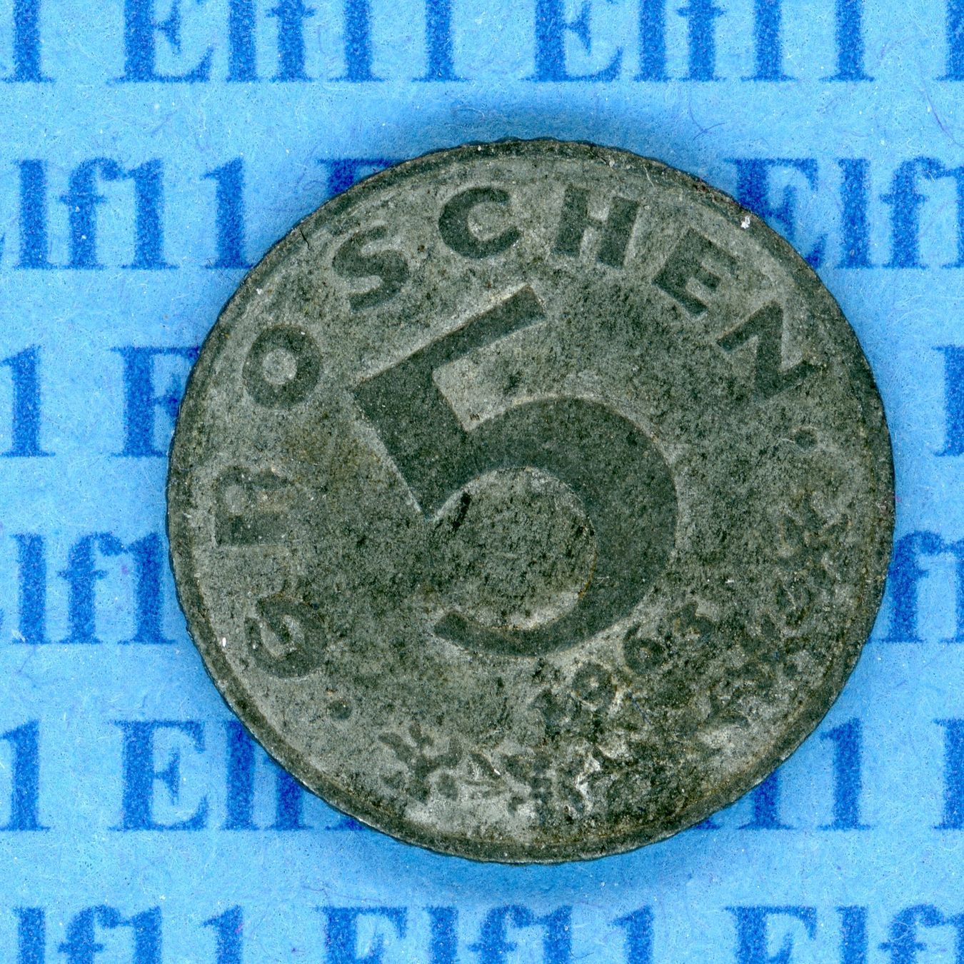Tutti le monete: ATS___0.05 1963 ss 5 Groschen – Usato da Widnau venduto da Elf11