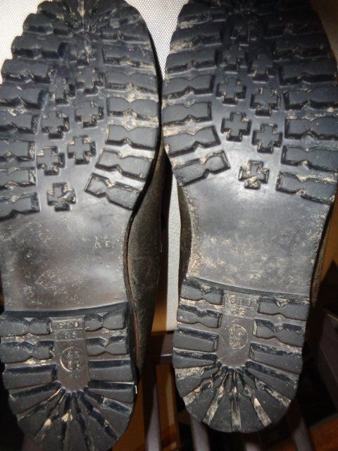 Scarpe da uomo: Massive Leder Wanderschuhe Arbeitsschuhe evt. Militär Armee – Usato da Bürglen TG venduto da Nobi99 3