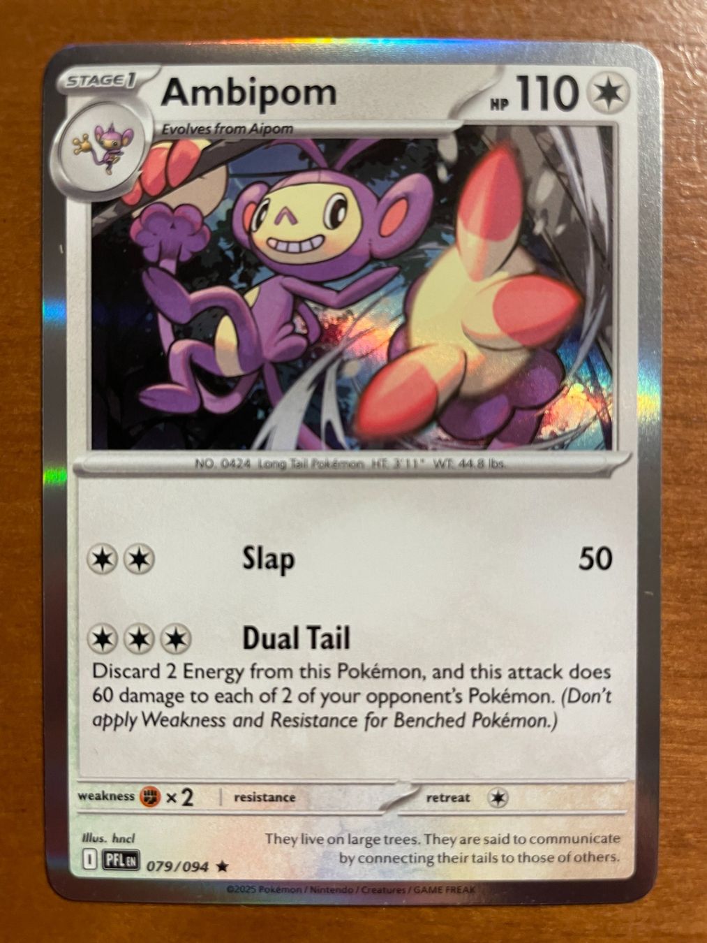Pokémon Carte collezionabili: Pokemon Ambipom Holo (Versand gratis) – Nuovo (secondo la descrizione) da Chur venduto da Angerson