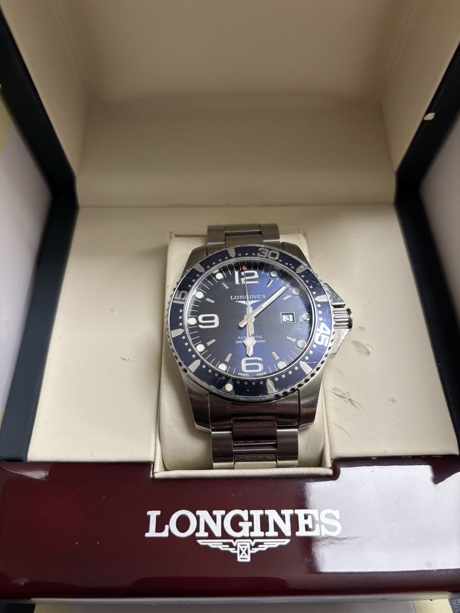 Longines Orologi: Longines HydroConquest 44mm, Automatik, blau – Usato da Bülach venduto da Sanco1310 1