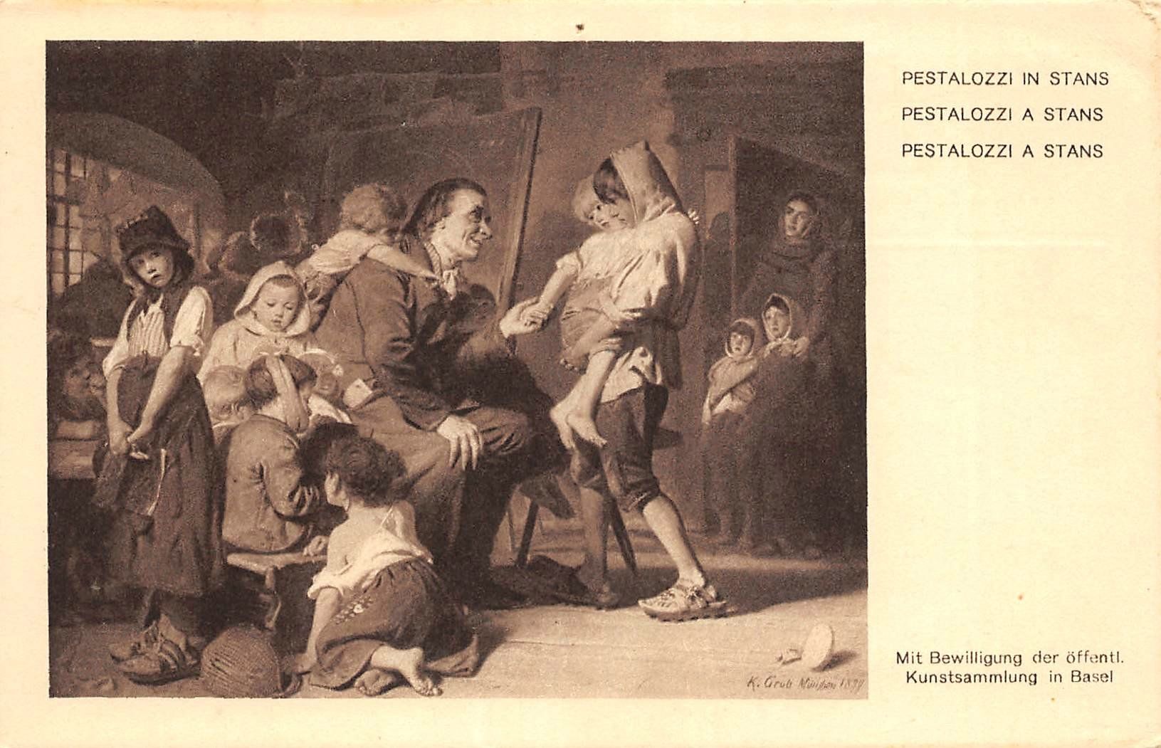 Alle Briefmarken: BFK, Pestalozzi in Stans – Gebraucht aus Ottikon b.Kemptth. von Neptun1974