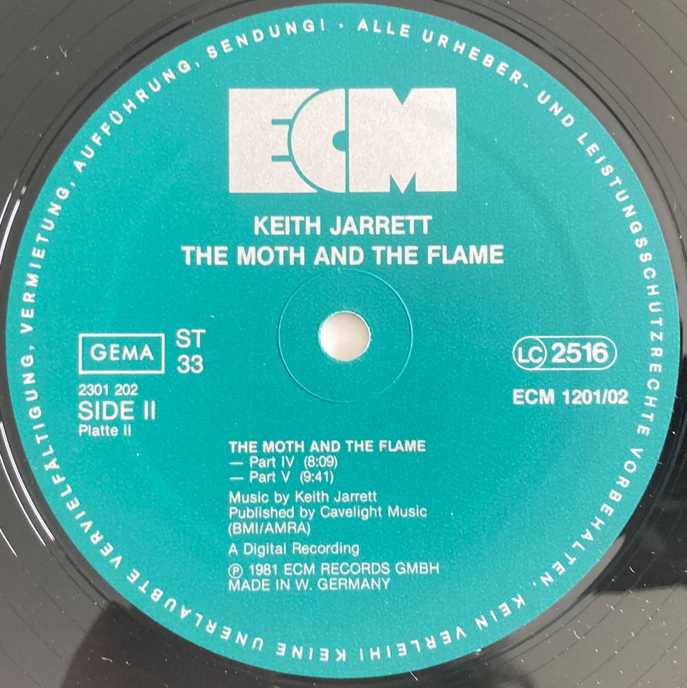 Dischi in vinile: KEITH JARRETT - INVOCATIONS / THE MOTH AND THE FLAME – Usato da Poliez-Pittet venduto da Newtown-Records 3
