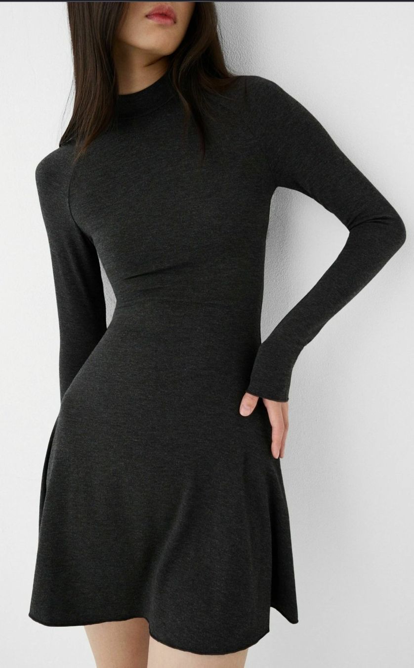 Bershka Kleider: Graues Bershka Frühlingskleid grunge – Neu (gemäss Beschreibung) aus horn von CherryCrow