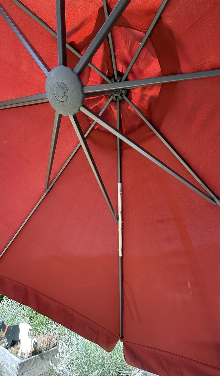 Parasols: Sonnenschirm 3m hängend mit Sockel – D'occasion à Degersheim par rua2017 9