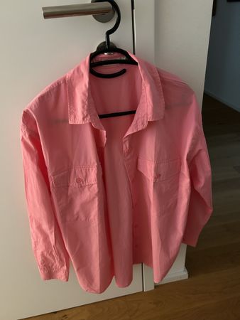 Rosa Sommerbluse Pull&Bear Gr. S - Wie Neu! 👚 🌸