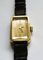 Vintage Omega De Ville Damenuhr, vergoldet, Top Zustand!