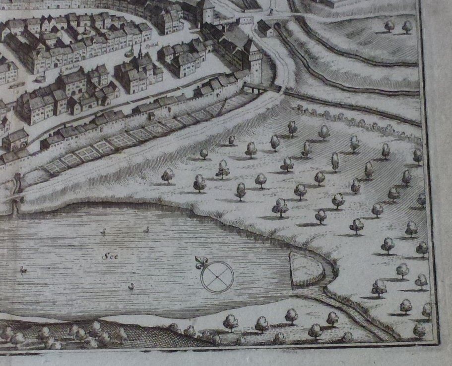 Incisioni: Altes Bild aus Liestal ANNO 1642 – Usato da Walkringen venduto da Casablanca777 5