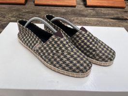 Espadrilles Espadras Motif Pied-de-Poule, Taille 41, Été