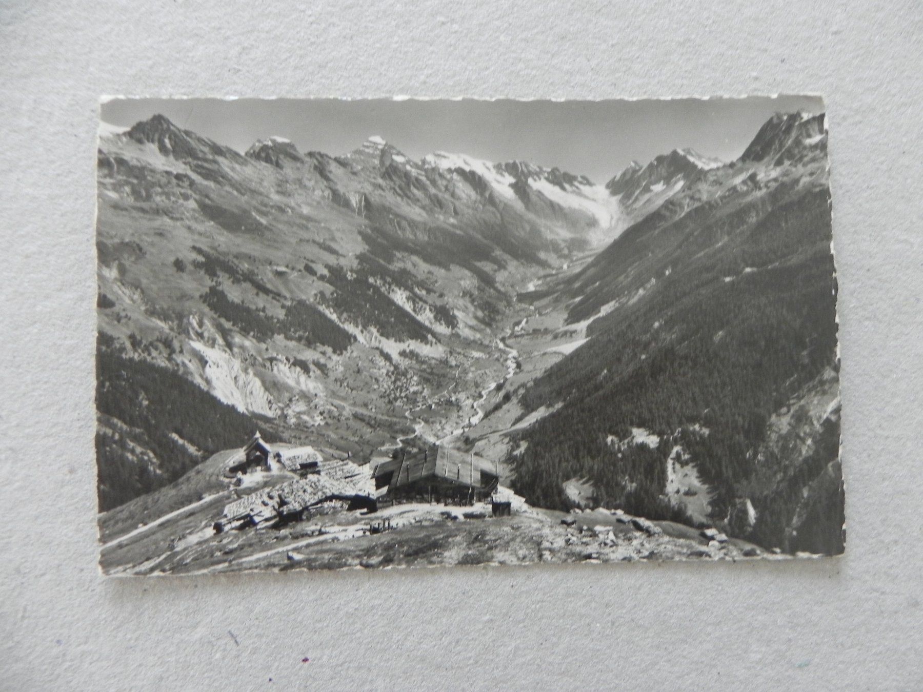 Ansichtskarten: Ansichtskarte Karte Lötschental bei Blatten VS Wallis 1951 – Gebraucht aus Siebnen von krimsie