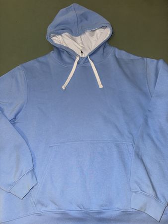 Hoodie, hellblau, Grösse L