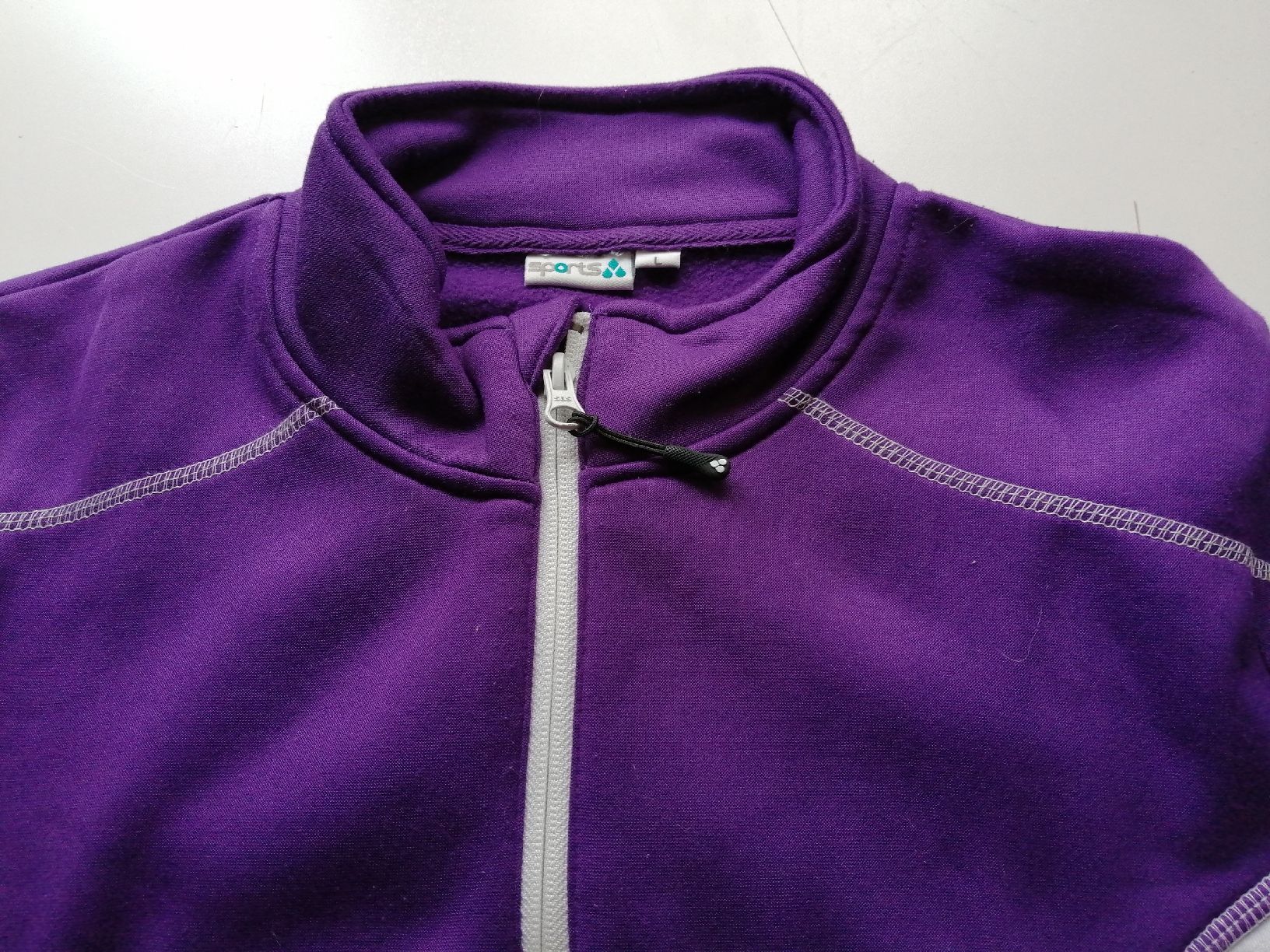 Maglioni & Felpe: Fleece Pullover violett mit Reissverschluss – Usato da Honau venduto da holunder3 2