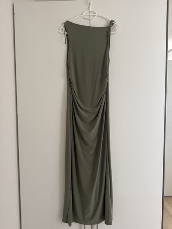 Maxikleid Pull&Bear khakigrün, Grösse M