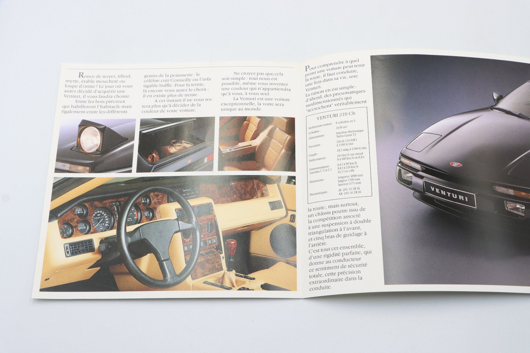 Documenti: Venturi 210 / 260 1991 Prospekt – Usato da Bühl b.Aarberg venduto da Collectorpassions 3