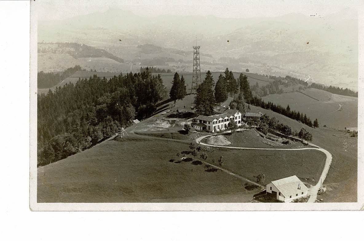 Ansichtskarten: Ansichtskarte Bachtel-Kulm, gelaufen 1928 – Gebraucht aus Ebmatingen von desalli